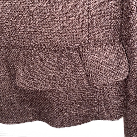 Ricki’s | Woman’s Brown Button Up Blazer - Size 12 - Picture 3 of 7